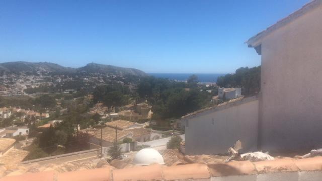 Atico-Penthouse En Moraira Con Vistas Al Mar Lägenhet Teulada Exteriör bild