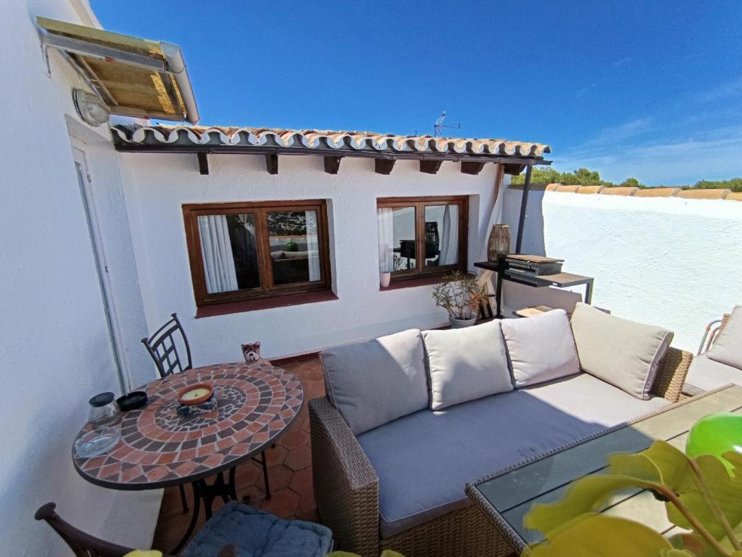 Atico-Penthouse En Moraira Con Vistas Al Mar Lägenhet Teulada Exteriör bild